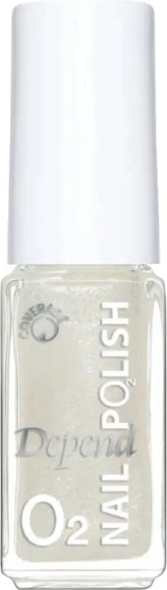 Depend Cosmetics Nagellak Witparelmoer/Glitter 736