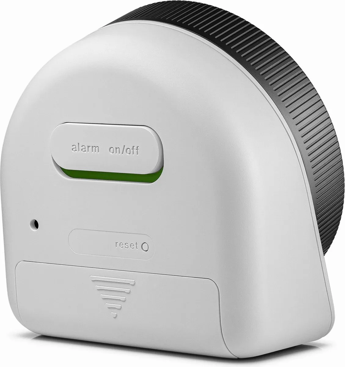 Braun BC24W Digitaal Halfrond Wekker - 12/24u - Wit/Zwart