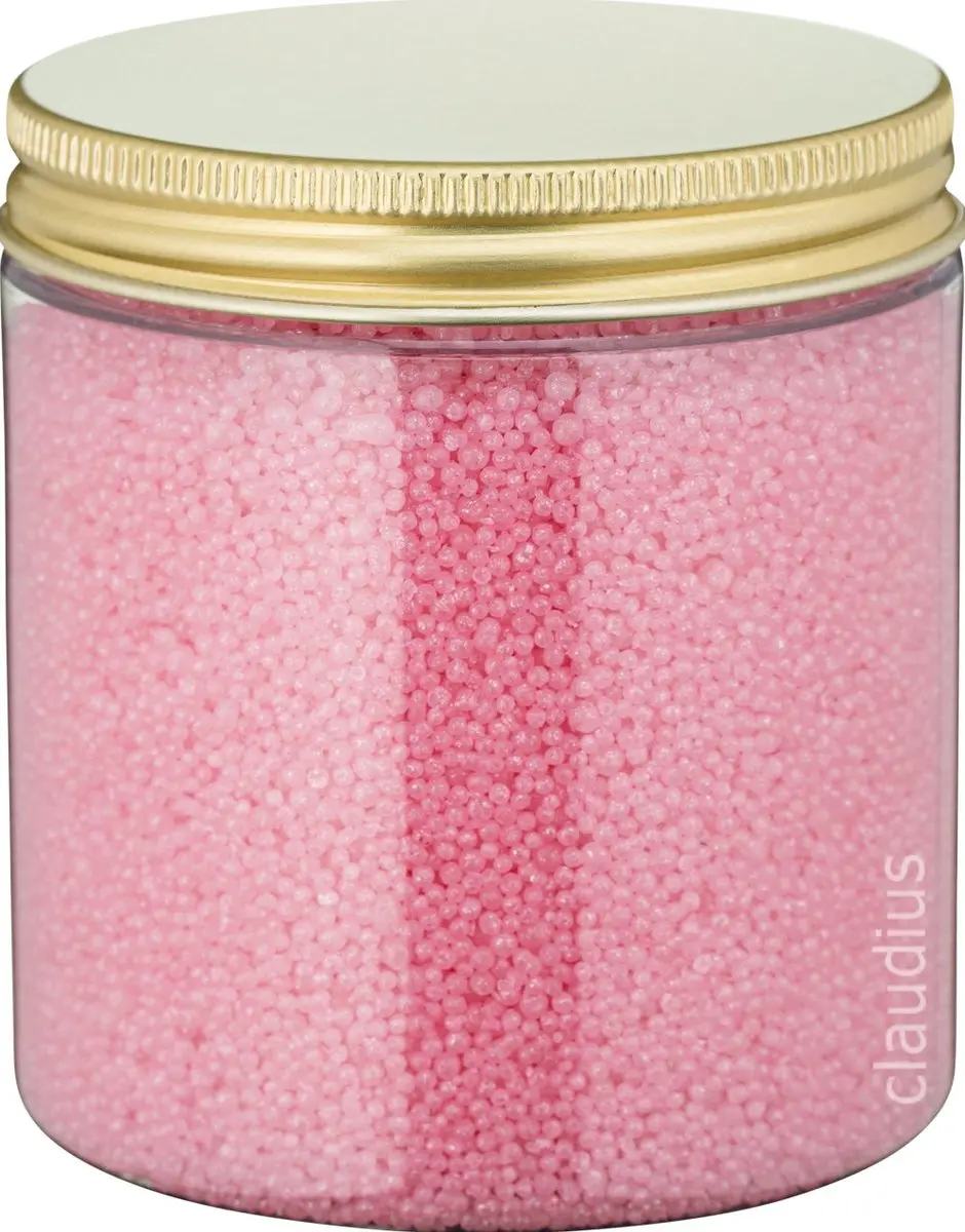 Splashbox Cosmetics Badkaviaar Rozen - 200g Pot met gouden deksel - 6 Stuks