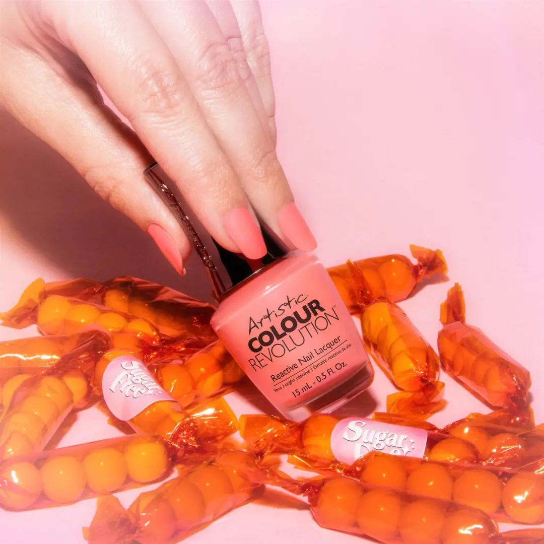 Artistic Nail Design Colour Revolution Smart Cookie Nagellak 15ml - Licht Koraal Shimmer