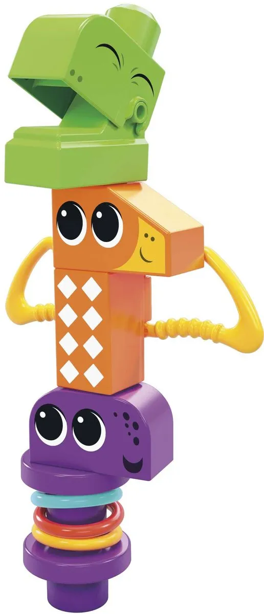 Mega Bloks Piep en Knars Dino's - 24 Stukken Multicolor - afbeelding 6 van 6