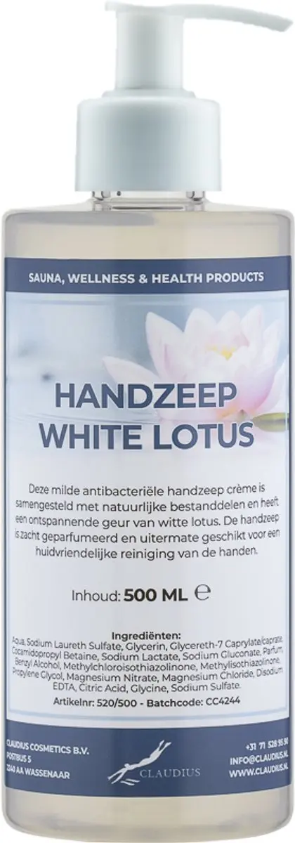 Splashbox Cosmetics Handzeep White Lotus 500ml