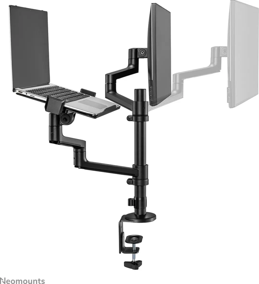 Neomounts NEXT Lite DS20-425BL2 Monitorarm - 17-27" - Zwart