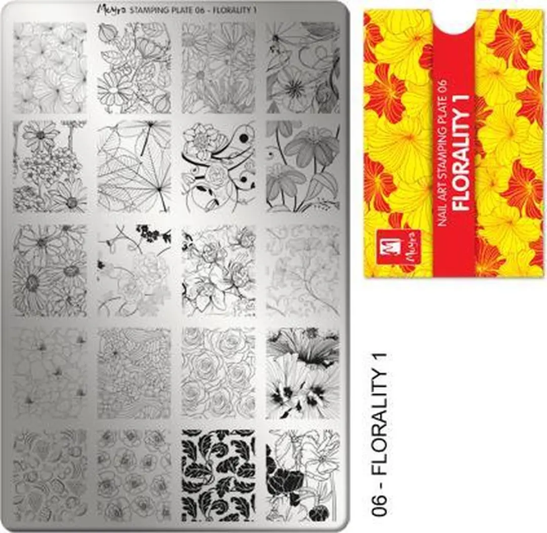 Moyra Stamping Plate 06 Florality