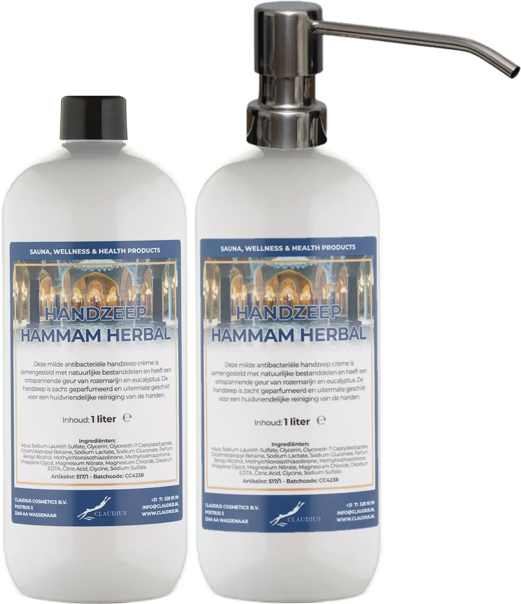 Splashbox Cosmetics Hammam Herbal Handzeep 1L
