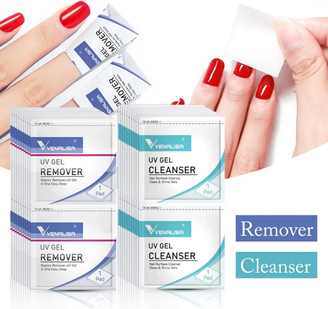 Venalisa Gel Remover & Cleanser Doekjes - 2x120 Stuks
