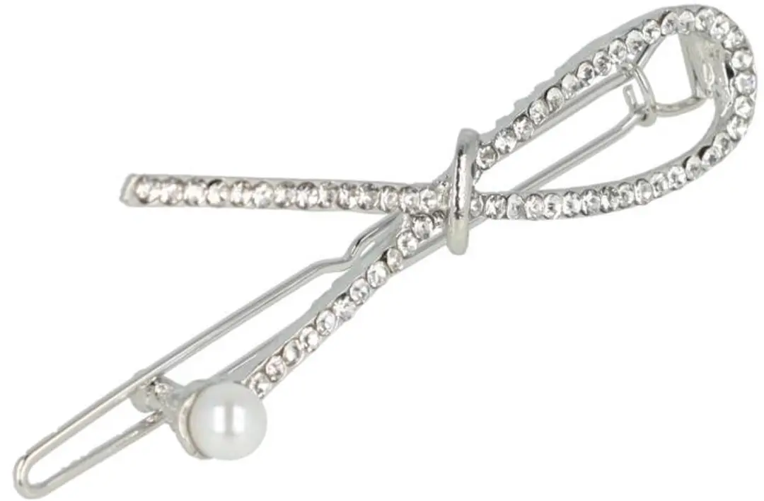 Haarsoires Haarspeld 5cm - Strass Zilver