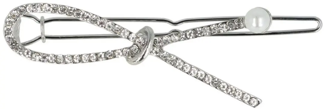 Haarsoires Haarspeld 5cm - Strass Zilver