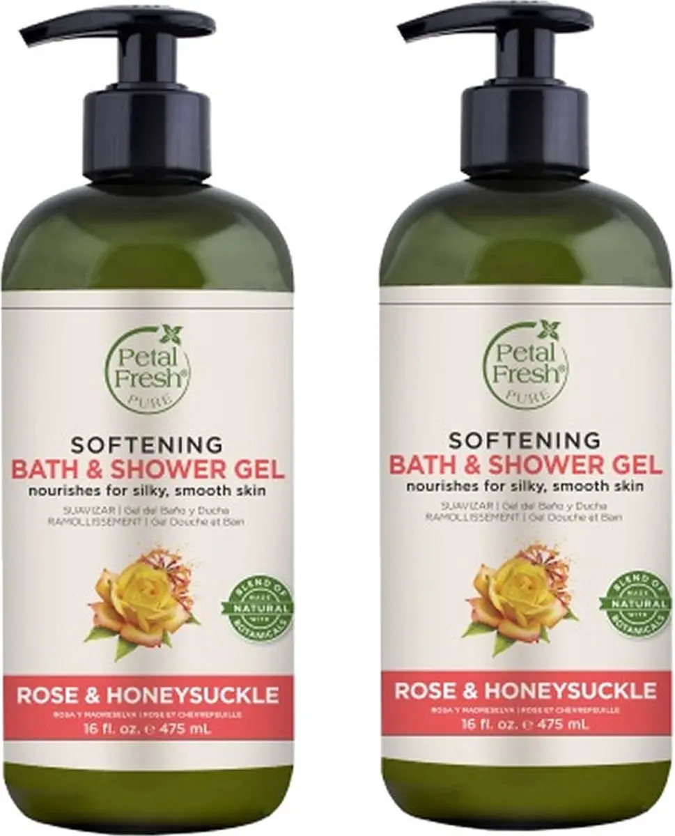 Petal Fresh Bad & Douchegel Roos & Kamperfoelie 950ml