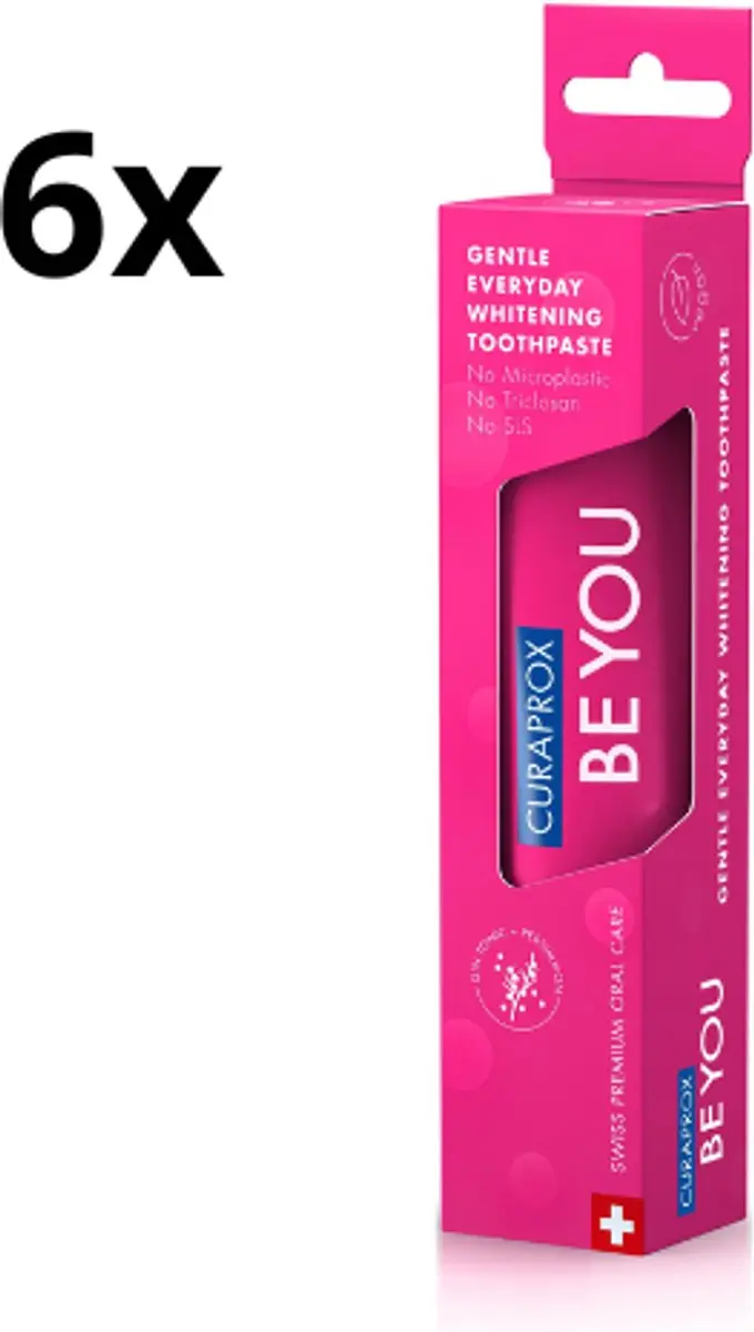 Curaprox Be You Tandpasta Challenger 6x60ml