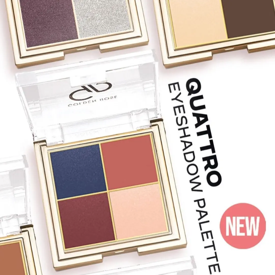 Golden Rose Quattro Eyeshadow Palette 01 - 4 Kleuren