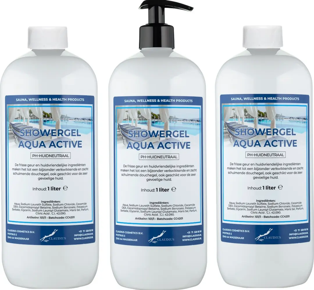Splashbox Cosmetics Douchegel Aqua Active 3L