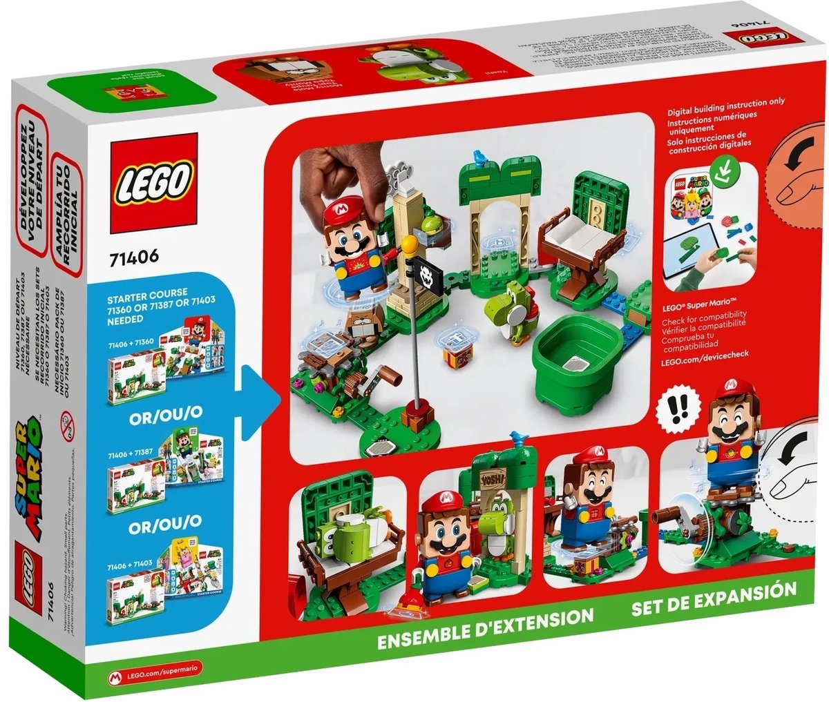 LEGO Super Mario Uitbreidingsset: Yoshi’s cadeauhuisje - 71406