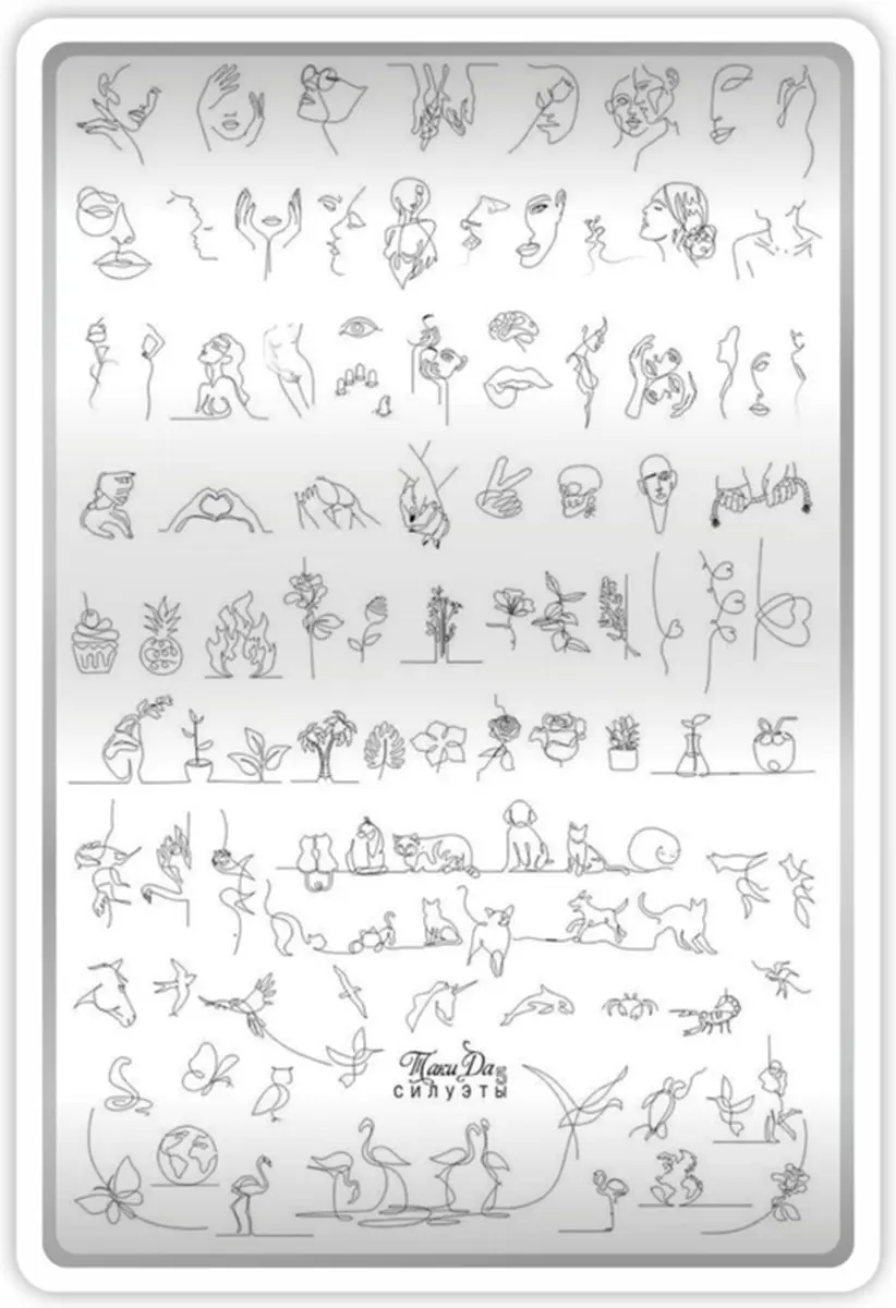 Korneliya Takida Stempelplaat 05 Silhouette