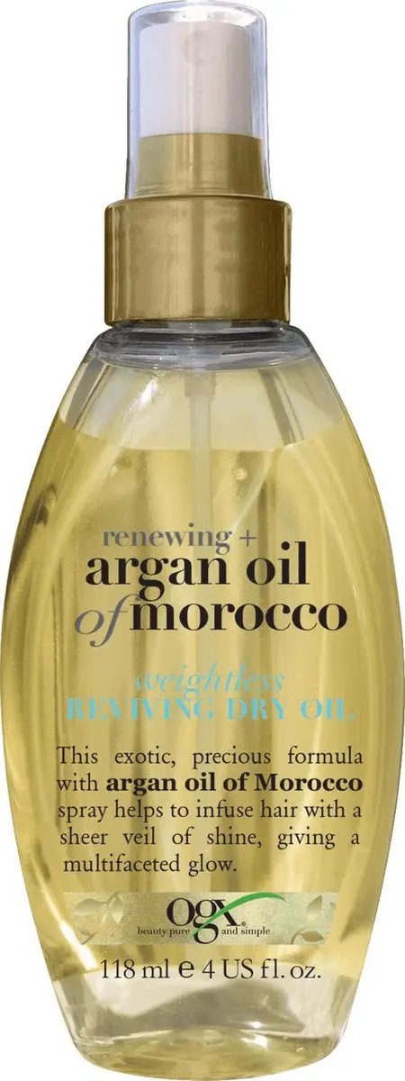 OGX Argan Oil Weightless Dry Out Spray 118ml