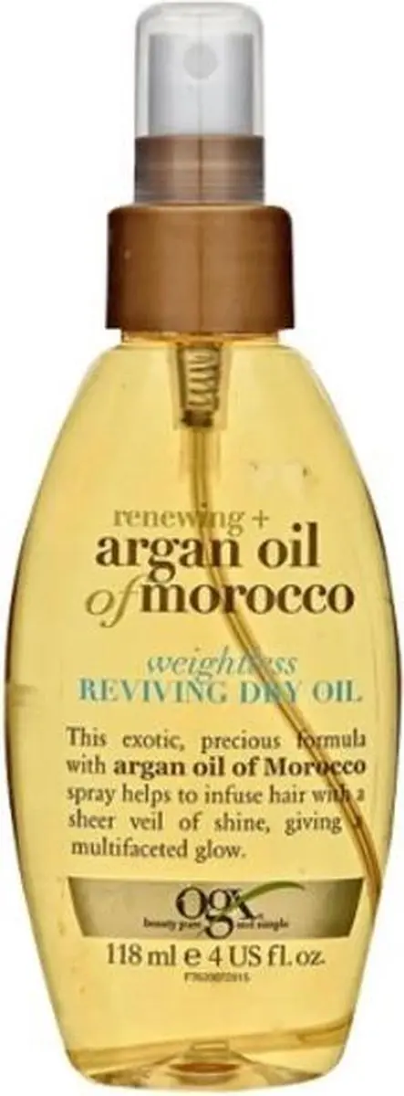 OGX Argan Oil Weightless Dry Out Spray 118ml