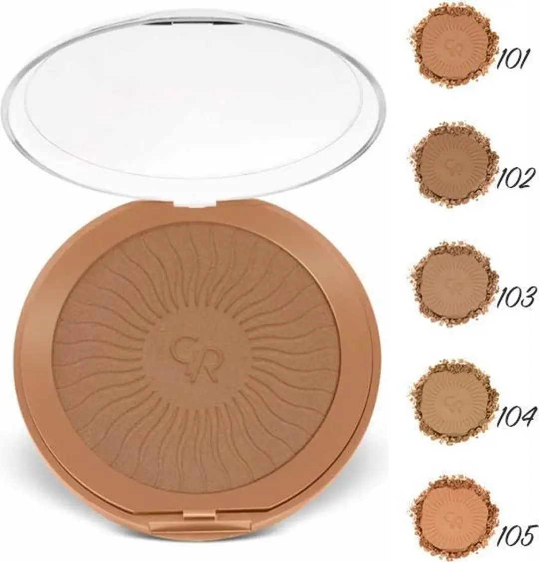 Golden Rose Bronzing Terra Powder 102 - 17mg - Medium - afbeelding 3 van 4