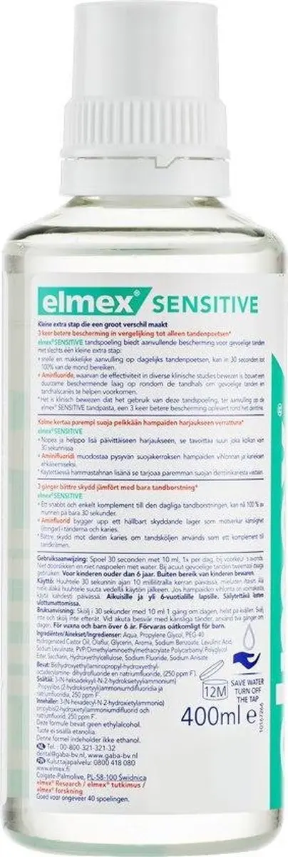 Elmex Tandspoeling Sensitive 400ml