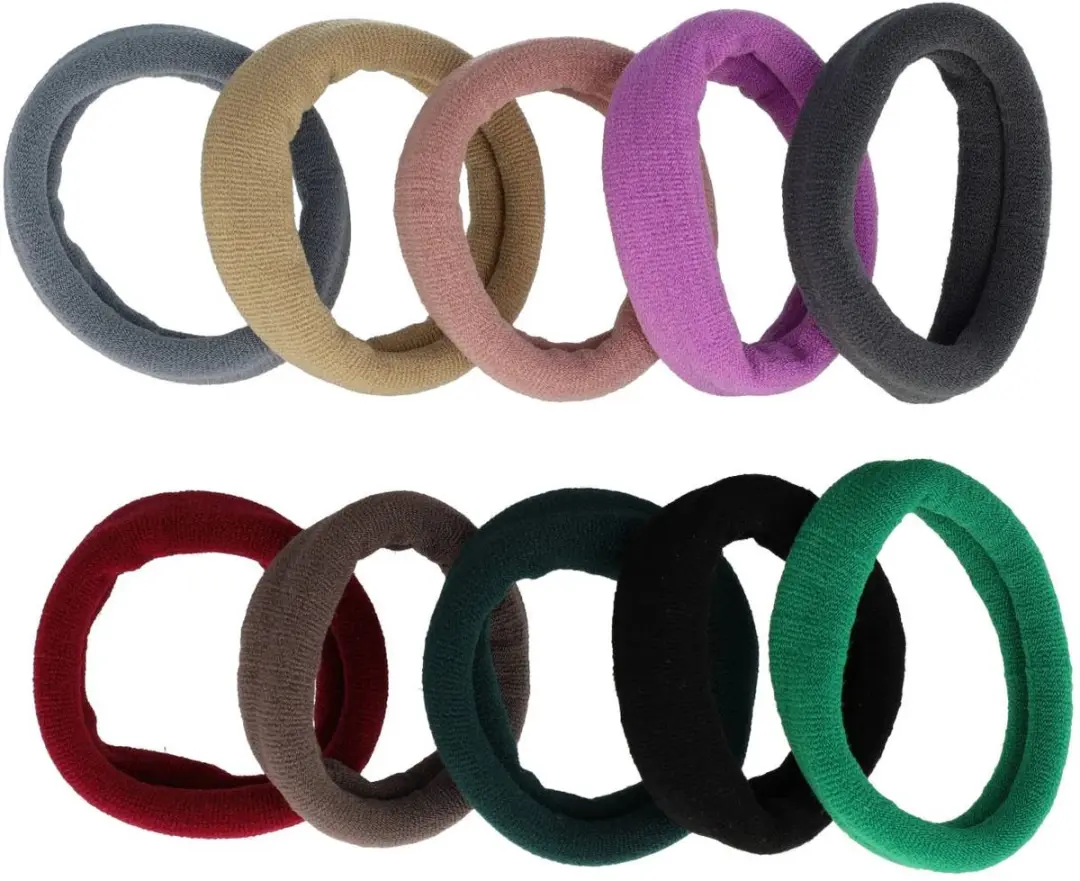 Haarsoires Haarelastieken Basic - Multicolor Mix - 10 Stuks