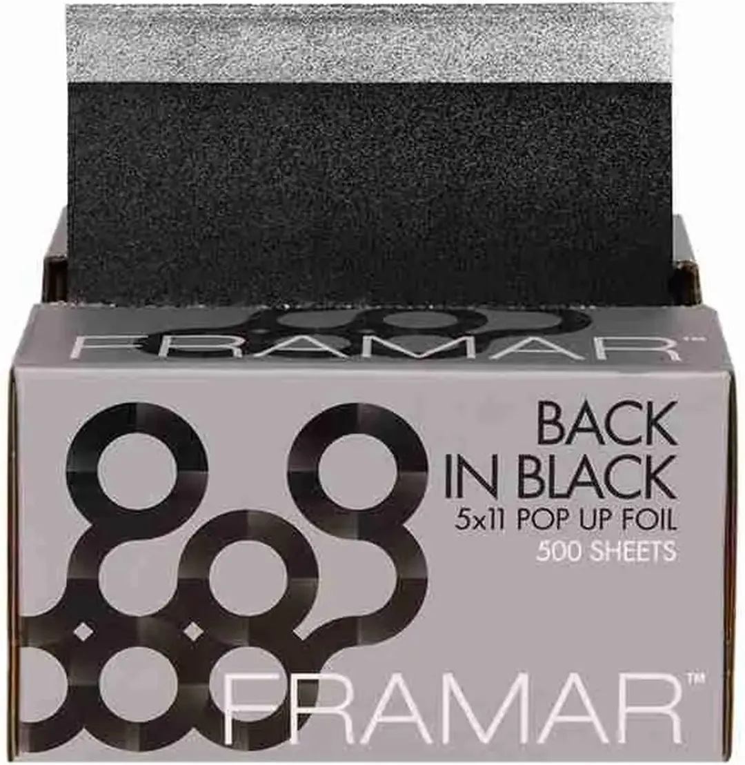 Framar Back In Black Foil Pop-up 500 Vel - 13x28cm