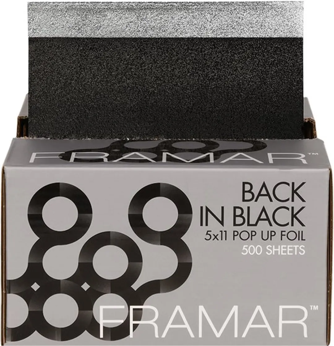 Framar Back In Black Foil Pop-up 500 Vel - 13x28cm