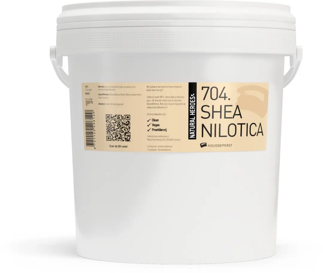 Natural Heroes Shea Nilotica Ongeraffineerde Koudgeperste Sheaboter 2500ml