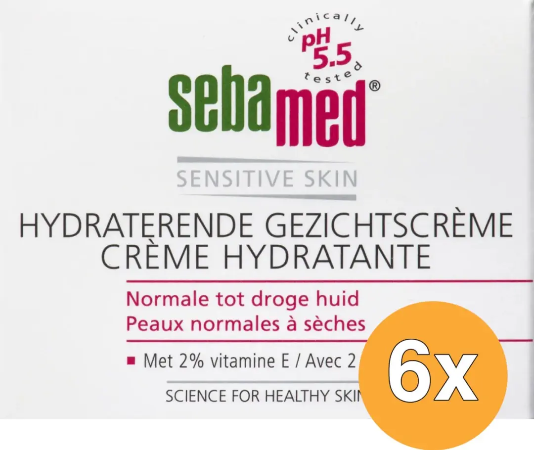 Sebamed Voordeelverpakking 6x75ml Crème