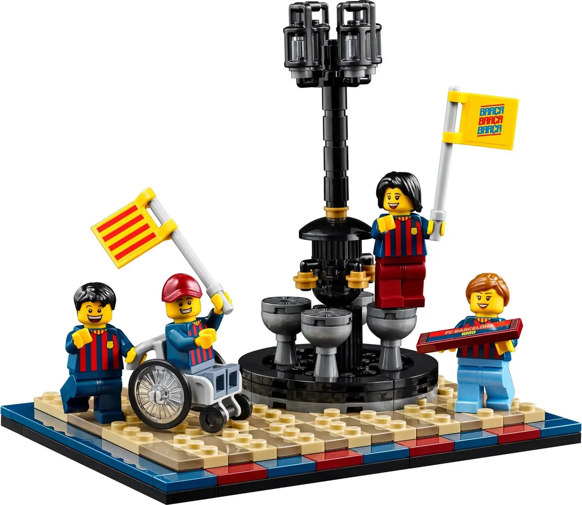 LEGO FC Barcelona Celebration 40485 - 158 Stukken - 5 Minifiguren - afbeelding 2 van 5