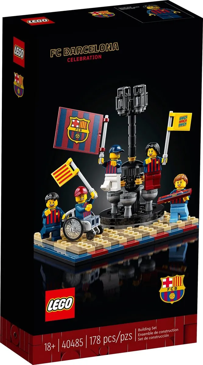LEGO FC Barcelona Celebration 40485 - 158 Stukken - 5 Minifiguren - afbeelding 4 van 5