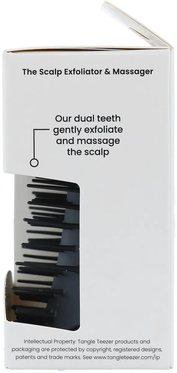 Tangle Teezer Scalp Exfoliator & Massageborstel - Zwart