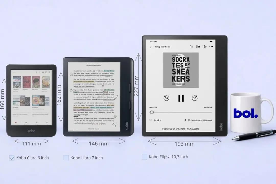 Kobo Clara Colour E-reader 6 inch - 16GB - Zwart