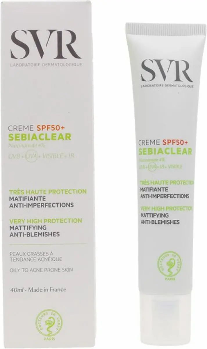 SVR Sebiaclear Anti-Imperfecties Zonnebrandcrème 40ml - 40 Stuks - afbeelding 6 van 6