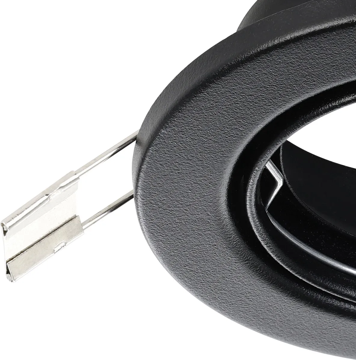 Eglo Agulo Inbouwspot GU10 - 10 Stuks Ø86mm Zwart