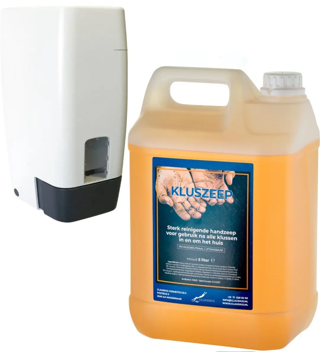 Splashbox Cosmetics Zeepdispenser 1L + 5L Kluszeep