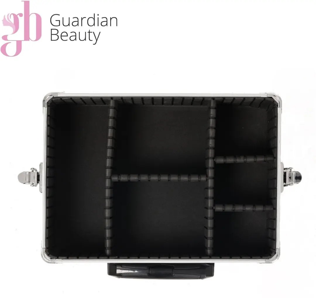 Guardian Beauty Nagel Beautycase 3-in-1 - Goud met diamantpatroon