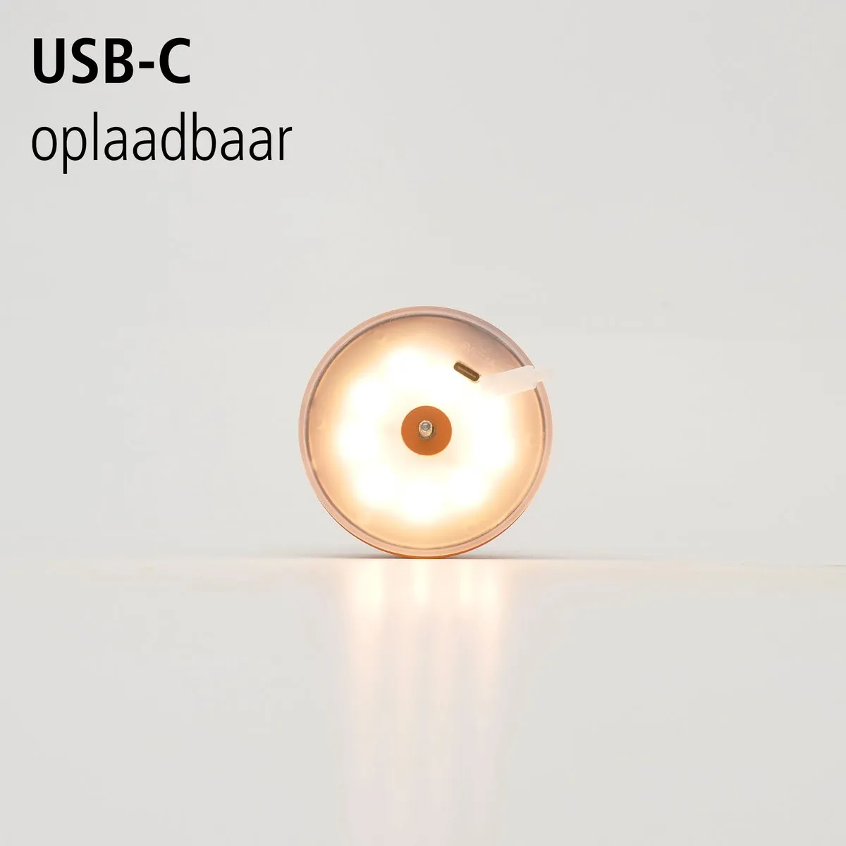 Eglo Mannera-S Tafellamp Oplaadbaar Rood/Wit - 28 uur - Draadloos