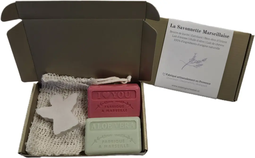 Savon de Marseille Zeepset Aloe Vera & I Love You