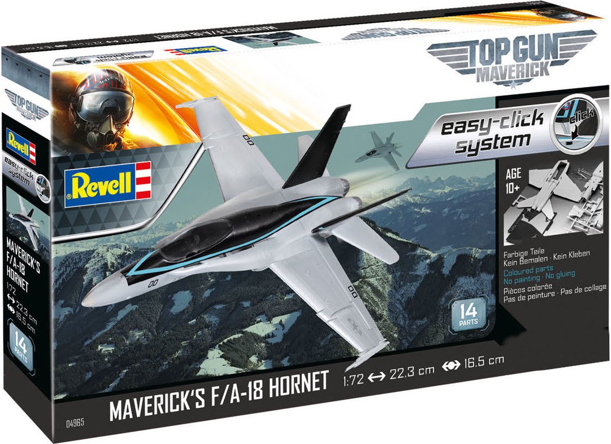 Revell Bouwset Vliegtuig F/a-18 Hornet 22,3 Cm 14-delig