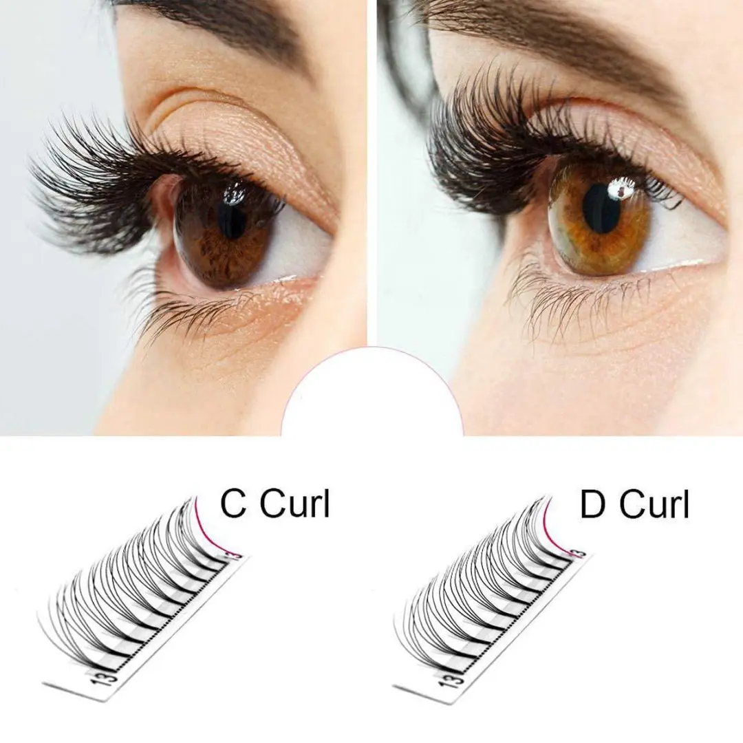 Guardian Beauty Wimpers Extensions 16mm - 0.07 C Krul - Zwart