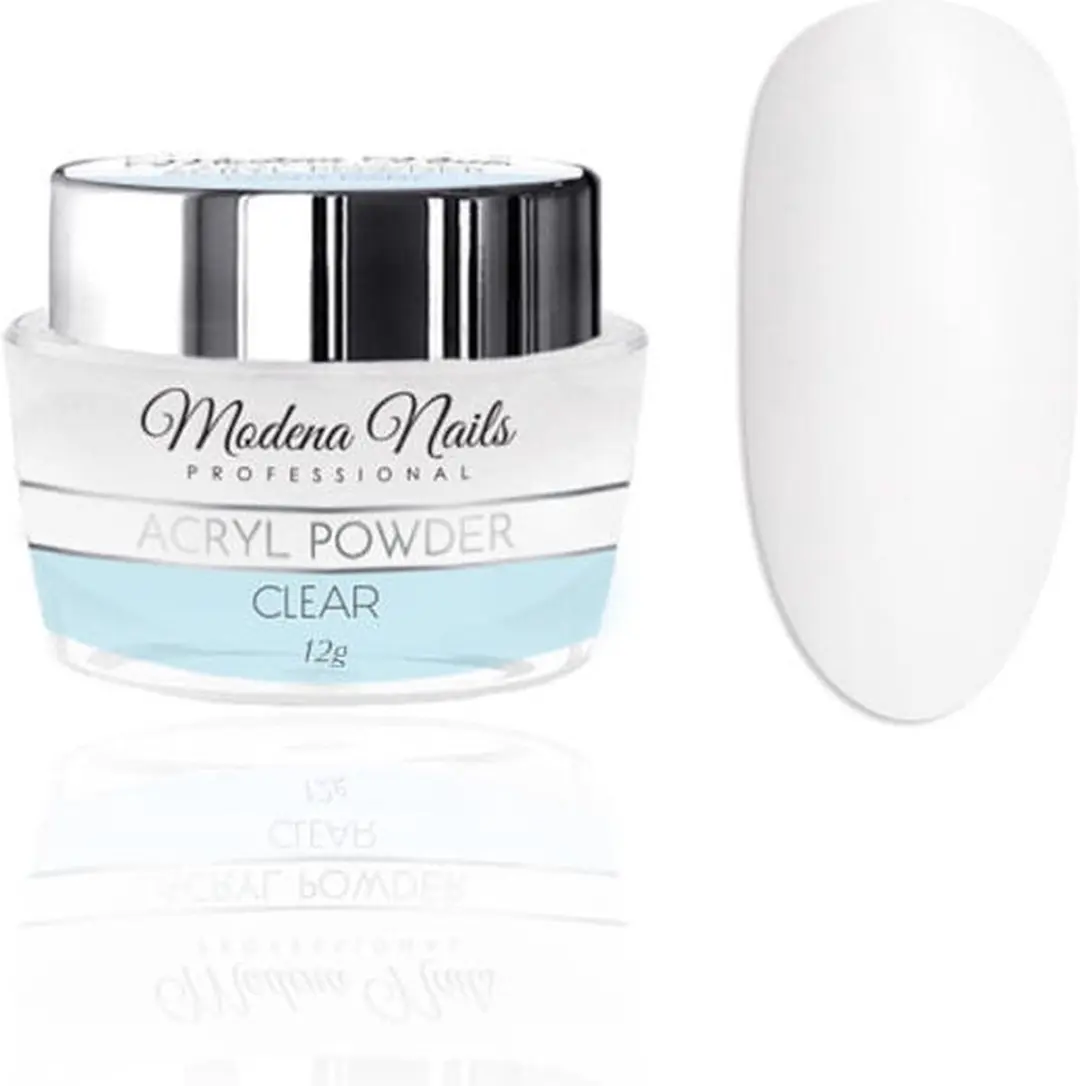 Modena Nails Acrylpoeder Clear 12g