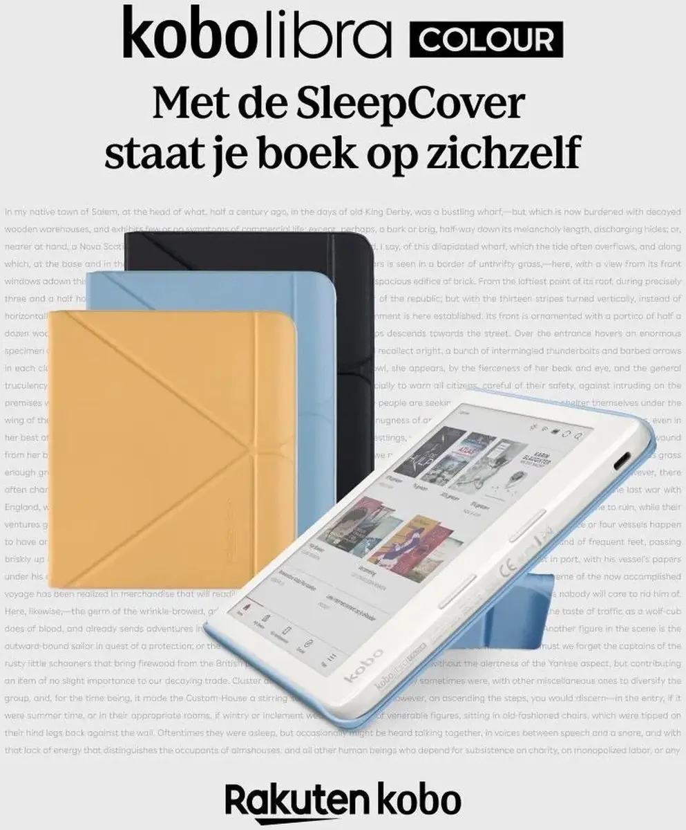 Kobo Libra Colour Hoes - Zwart