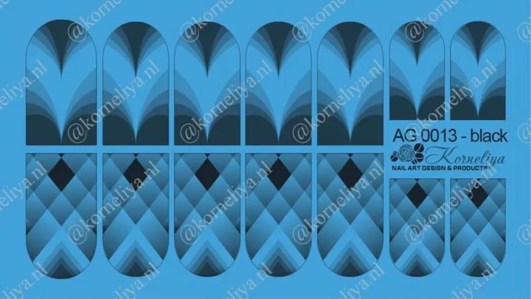 Korneliya Airbrush Waterdecal AG 0013