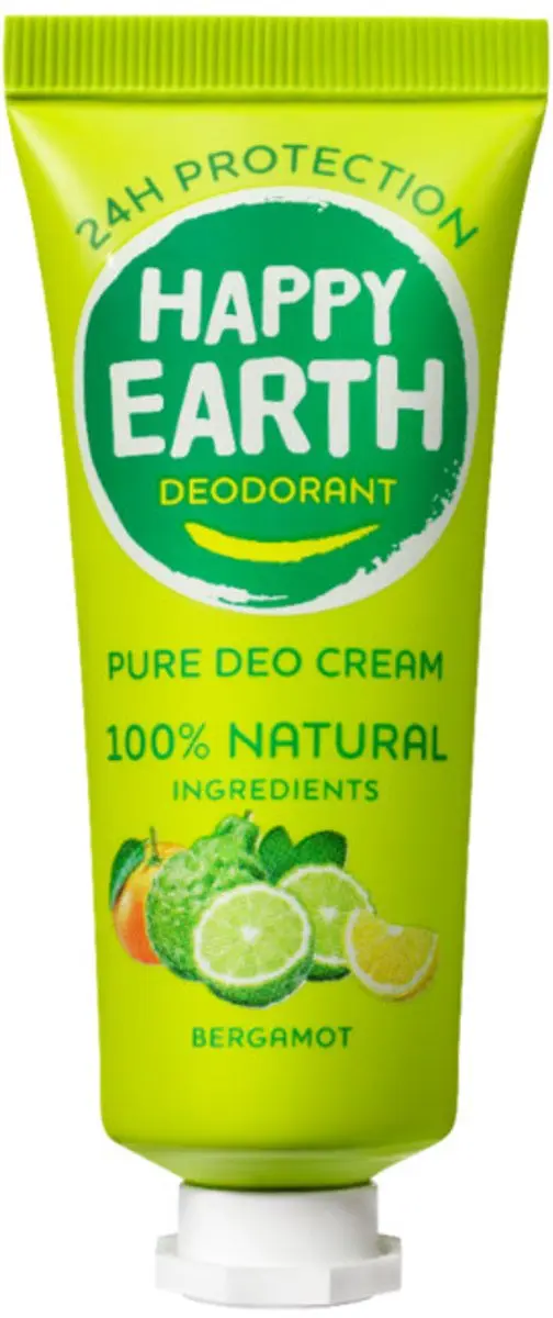 Happy Earth Bergamot Deodorant Crème 40ml