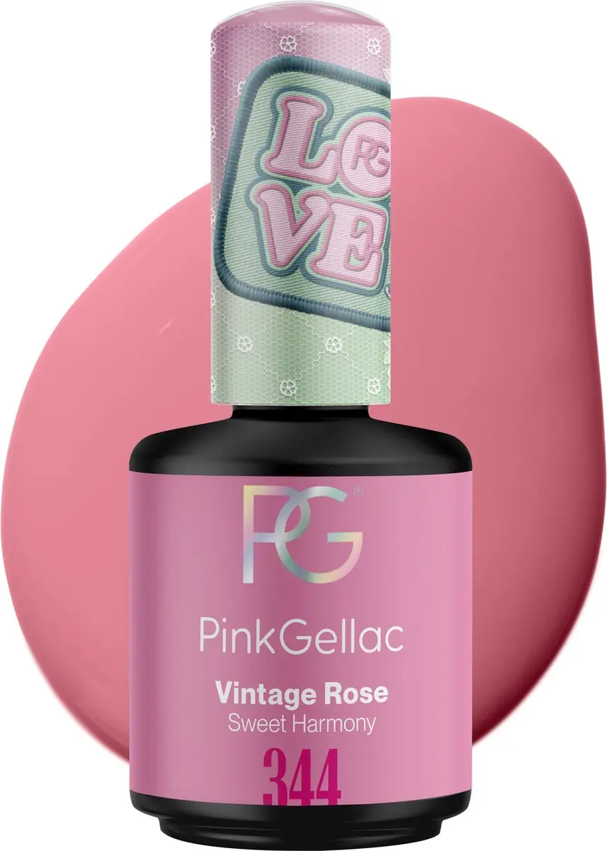 Pink Gellac Vintage Rose 344 Gellak 15ml