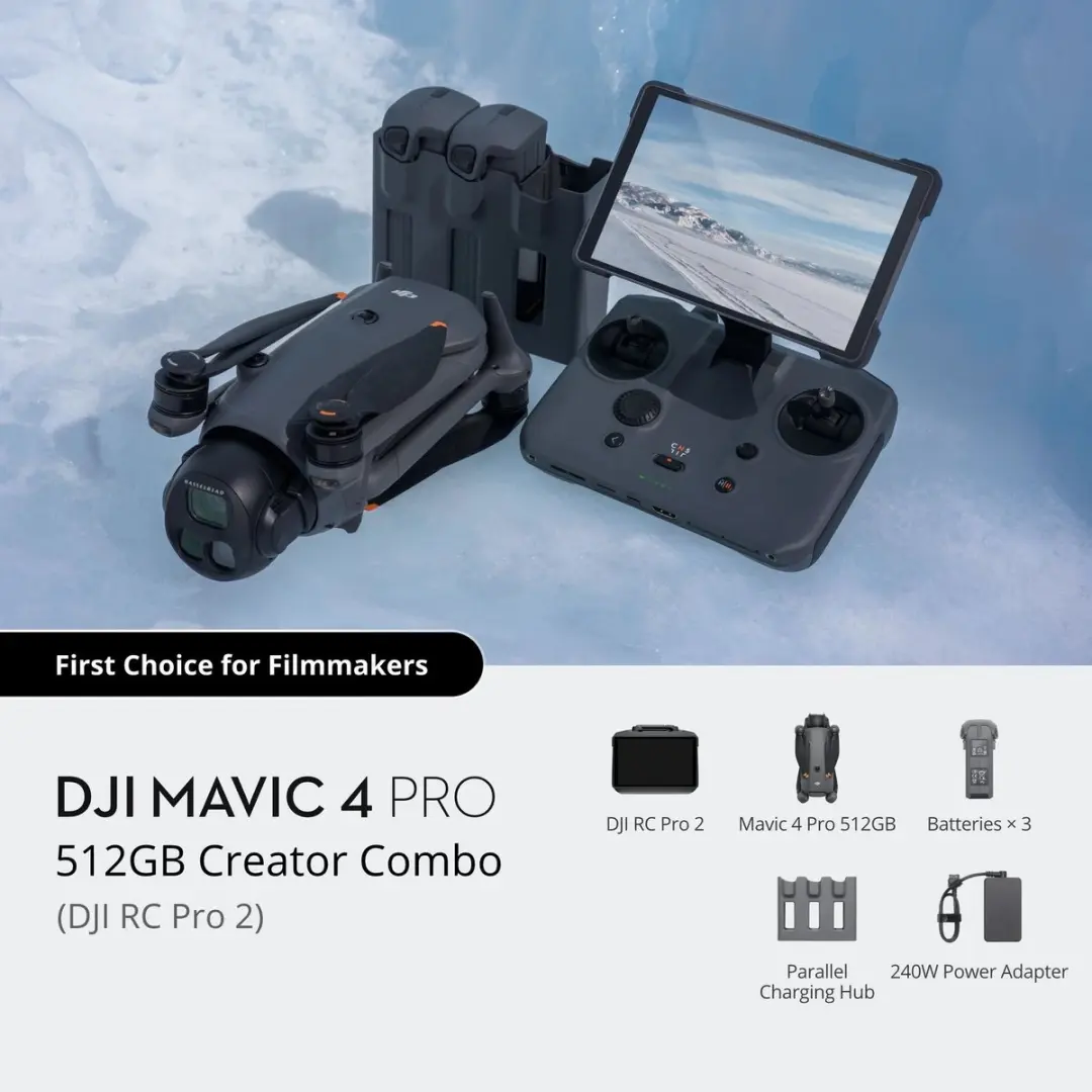 DJI Mavic 4 Pro 512GB Creator Combo - Grijs