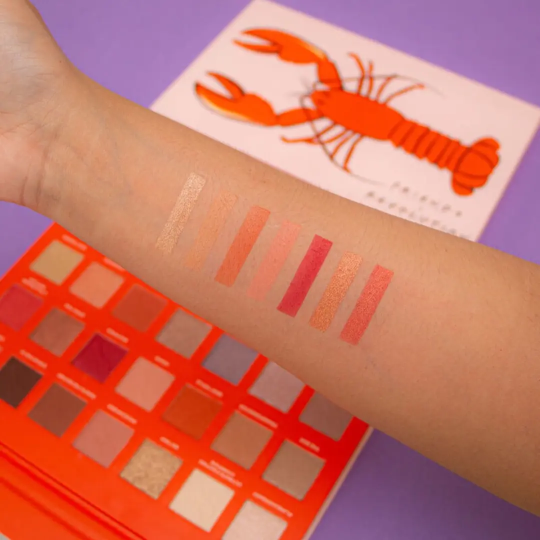 Makeup Revolution X Friends He's Her Lobster Palette - 21 Oogschaduwen