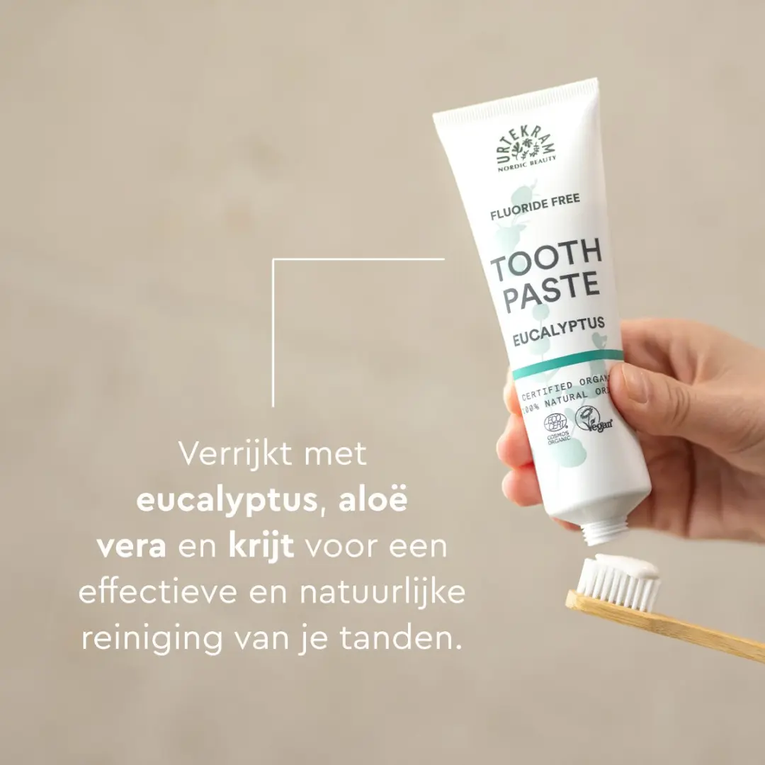 Urtekram Eucalyptus Fluoridevrije Tandpasta 75ml