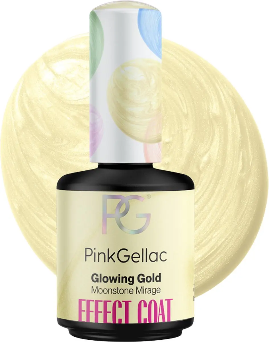 Pink Gellac Gellak Effect Coat Glowing Gold 15ml