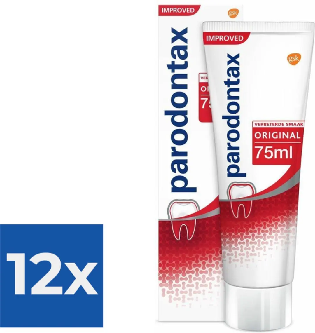 Parodontax Original Tandpasta 75ml - 12 Stuks