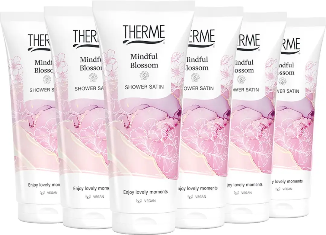 Therme Mindful Blossom Shower Douchegel - 6x200ml